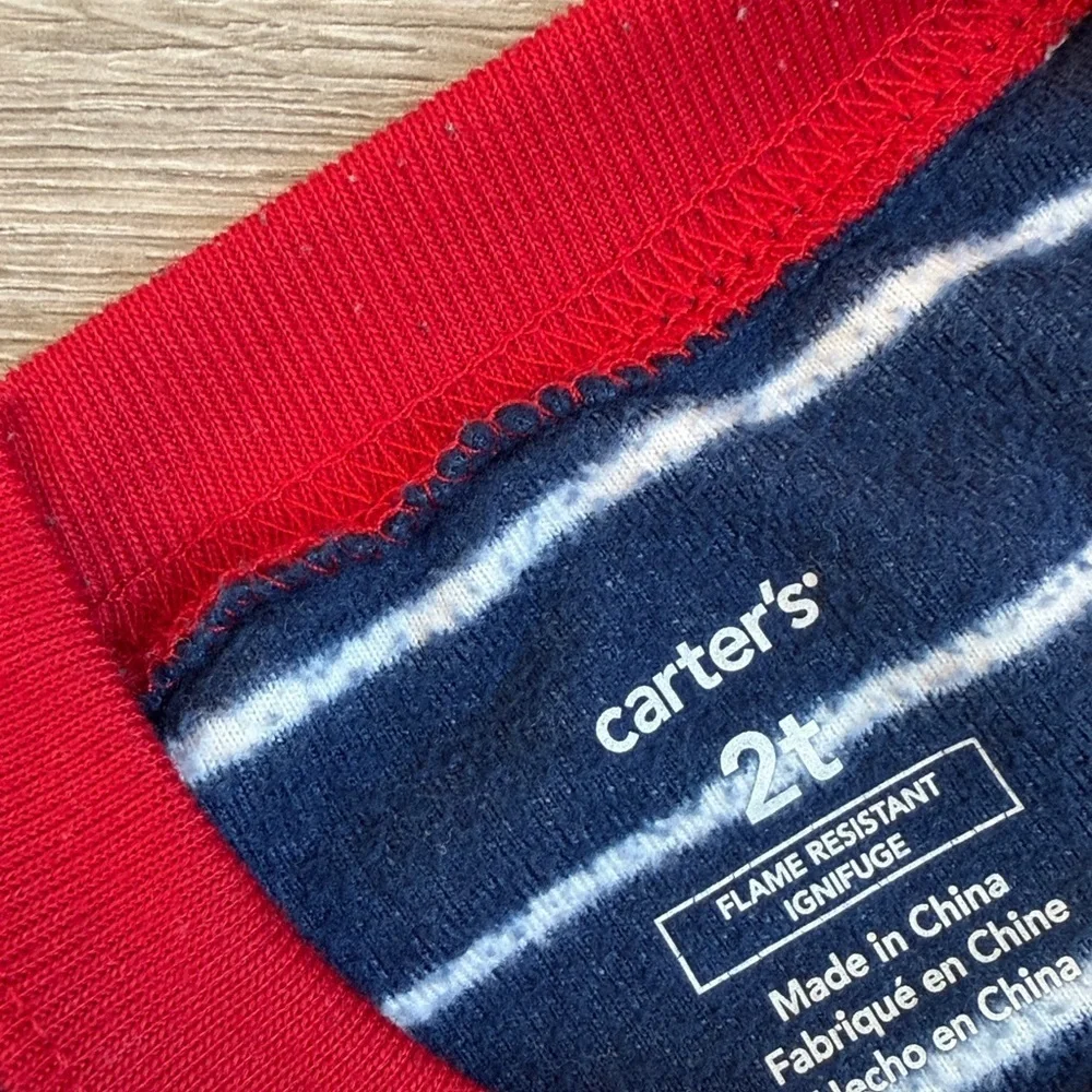 Carter's baby boys fleece zip up footie
